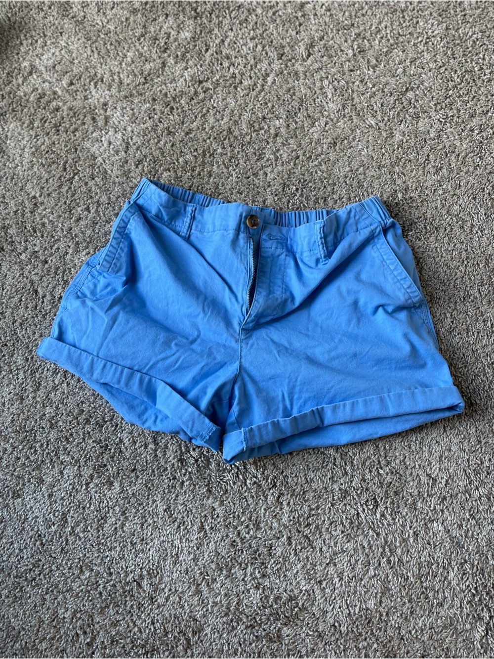 Old Navy Sky Blue High-Waist Shorts